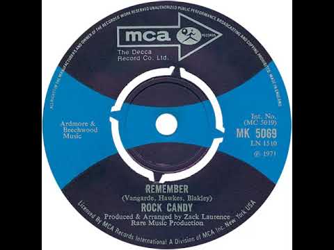 UK New Entry 1971 (161) Rock Candy - Remember
