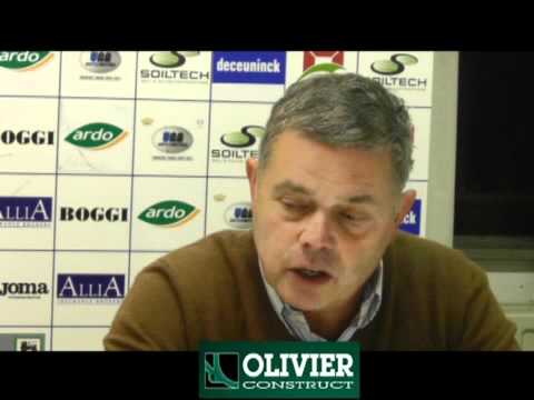 KSV Roeselare: persconferentie na KSVR - R. Boussu Dour 0-2 (17/12/2011)