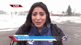 WJFW: Snow in April, road conditions LIVE