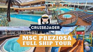 MSC Preziosa Full Cruise Ship Tour | Deck by Deck Walkthrough