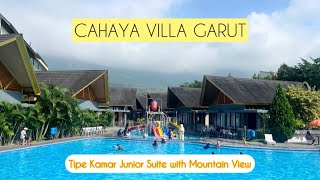 CAHAYA VILLA GARUT | Tipe Kamar Junior Suite with Mountain View | Kolam Renang A