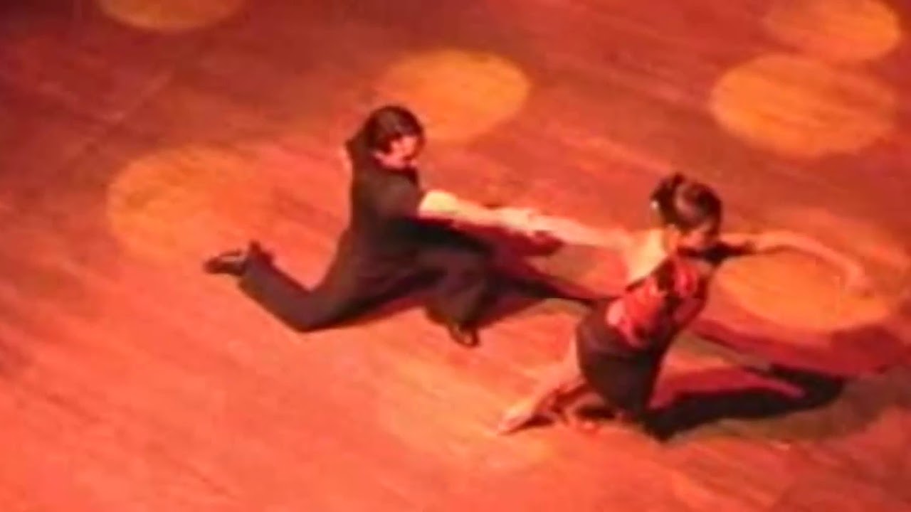 Gustavo Rosas.Tango Libertango con Paula Rubin en Bruselas Abbril 2005.