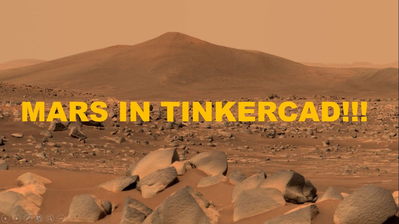 How to design Mars Terrain in TinkerCad