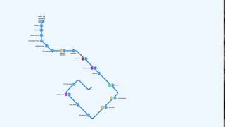 Downtown Line MRT Map Animation
