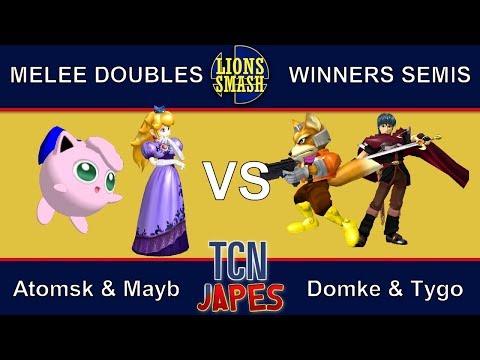 TCNJapes 2 SSBM Doubles - Atomsk/Mayb vs. Domke/Tygo - Winners Semis