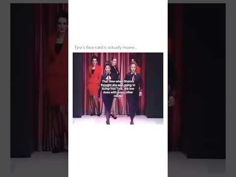 Tyra Banks SHUTS DOWN Shalom Harlow on the YSL Runway in 1993 #fashion #tyrabanks #shalomharlow