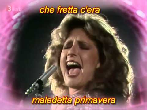 MALEDETTA PRIMAVERA - Loretta Goggi  ( Lyrics & Digital Sound )