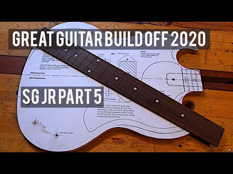 Great Guitar Build Off : SG junior style guitar build part 5