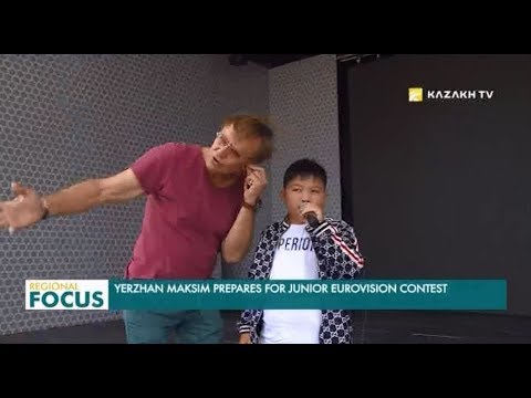 Yerzhan Maksim Prepares for Junior Eurovision Contest