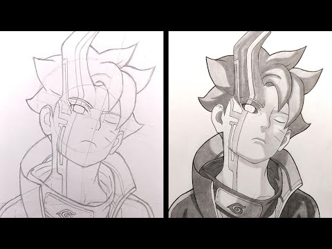 How to Draw BORUTO Otsutsuki Mode - Boruto