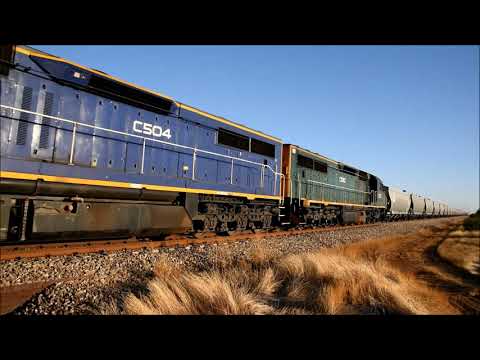 SSR IN SOUTH AUSTRALIA SNOWTOWN GRAIN TRAIN WITH C504 AND C510