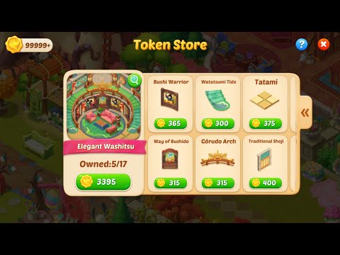 Matchington Mansion - Event - Token Store - Elegant Washitsu