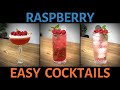 EASY RASPBERRY Cocktails Recipes To Make At Home