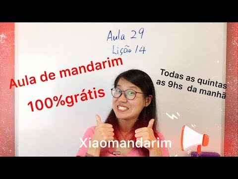 Aula 029 do curso de mandarim online grátis