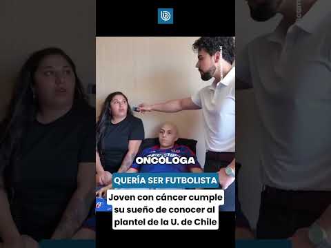 Joven con cáncer cumple su sueño de conocer al plantel de la Universidad de Chile