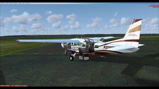Cessna C208B Grand Caravan EX by: (Carenado) with GTN750 installed.