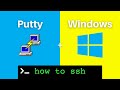 How to Use Putty to SSH on Windows