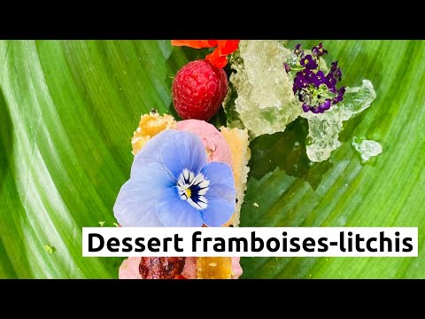 Recette Glace rose et litchi façon dessert asiatique