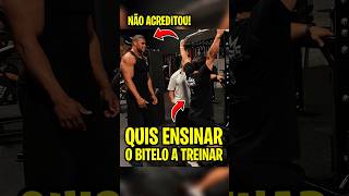 DANIEL BIANCHI QUIS ENSINAR O BITELO A TREINAR… E NO FINAL A BARRA NEM SAIU DO LUGAR!