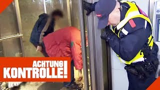 Würgereiz bei Sicherheitsleuten: Obdachlose nutzen Aufzug als Umkleidekabine! | Achtung Kontrolle