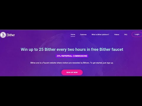 ШИКАРНАЯ РАЗДАЧА ДЕНЕГ БЕЗ ВЛОЖЕНИЙ BITHER КРАН BTR 2019 ICO