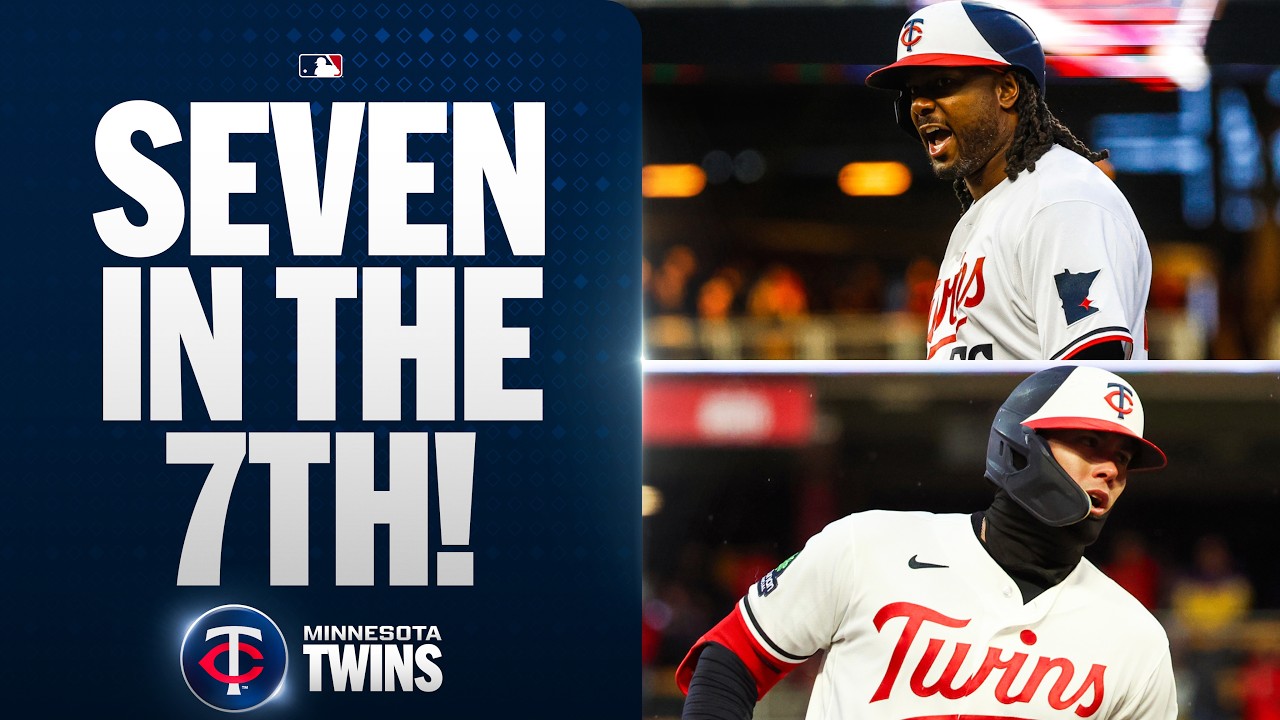 Tristan Gray's GRAND SLAM caps off a SEVEN-RUN 7TH for the Twins! 😱🔥 | MLB Highlights