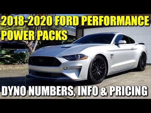 2018-2020 MUSTANG GT FORD PERFORMANCE POWER PACK - DYNO NUMBERS, PRICING AND INFO