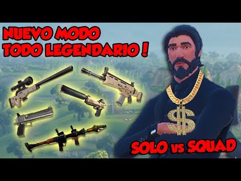 💀 ¡SOLO vs SQUAD en EL NUEVO MODO, ORO MACIZO! 💀 ~ FORTNITE