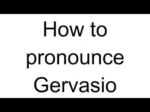 How to Pronounce Gervasio (Spanish)