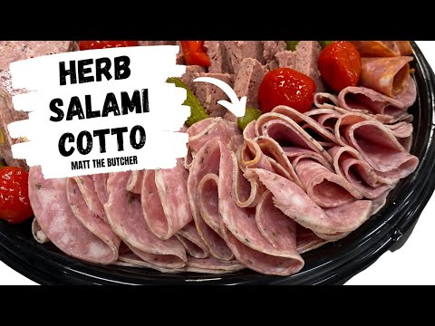 HERB SALAMI COTTO: Make This DELICIOUS Deli Meat at Home!! // Matt the Butcher