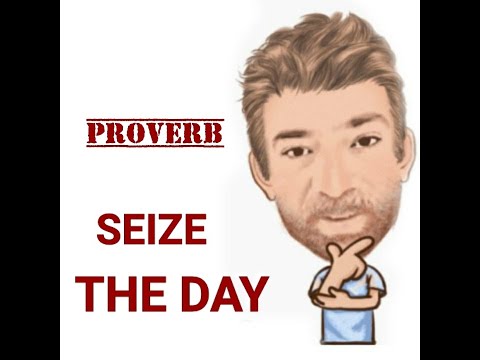 Seize the Day - Proverbs (504) Origin - English Tutor Nick P