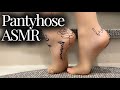 Pantyhose ASMR Sheer Nylon Legs Close Up Soft Movement