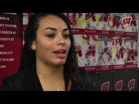 Badgers Sweep Bemidji State, Desbiens Makes History