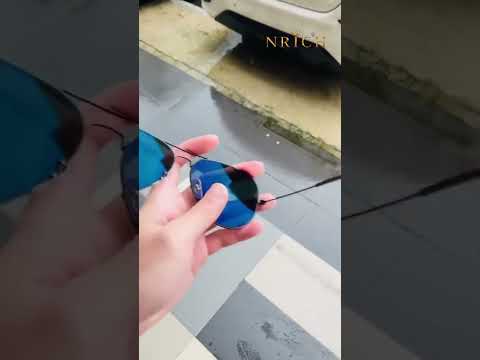Aviator Black Frame Black Lens product video