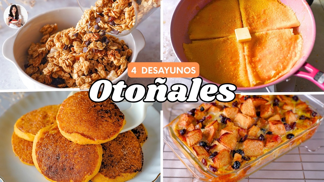 4 Ideas de Desayunos Deliciosos - Sin Gluten, Sin Azúcar y de temporada! | Auxy