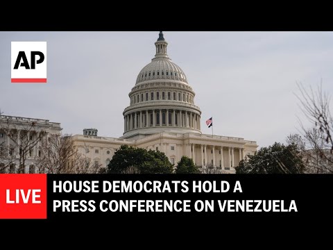 Video Thumbnail: LIVE: House Democrats hold a press conference on operations in Venezuela
