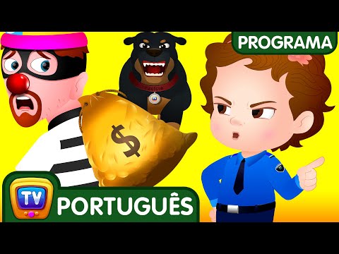 Salva o dinheiro das crianças - roubo ao banco (Bank Robbery) - ChuChu TV Ovos Surpresa da Polícia