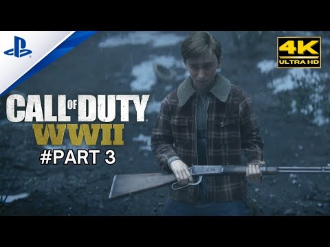 Call of Duty: WWII - (PS5) Chapter: Stronghold Gameplay Walkthrough Part 3 (4K 60FPS)