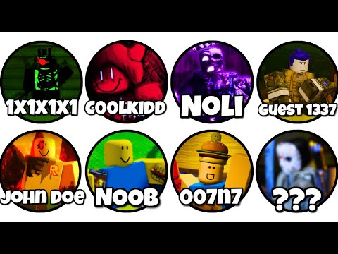 Every Roblox FORSAKEN Character LORE Explained