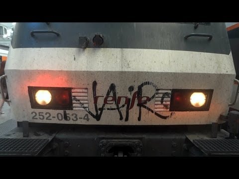 Rail View T Tren de Barcelona Estació de França a Barcelona Sants - 2013