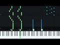 Tetris Main THEME RAGTIME Piano Tutorial