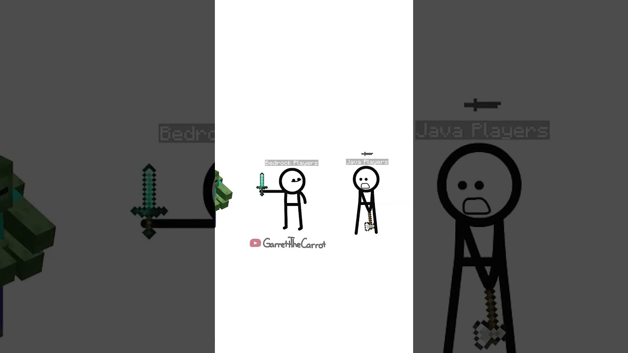 Minecraft attack speed java vs bedrock