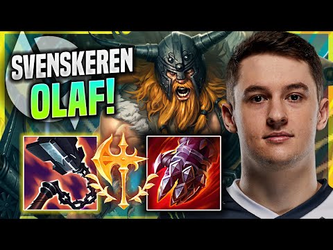 WHEN SVENSKEREN PLAYS OLAF JUNGLE! - EG Svenskeren Plays Olaf JUNGLE vs Evelynn! - Season 11