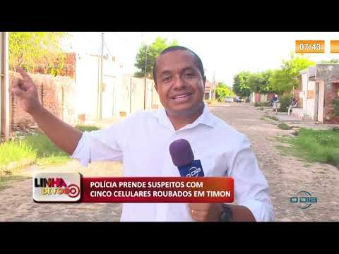 LINHA DE FOGO 09 01 2020 POLíCIA PRENDE SUSPEITOS COM CINCO CELULARES ROUBADOS EM TIMON