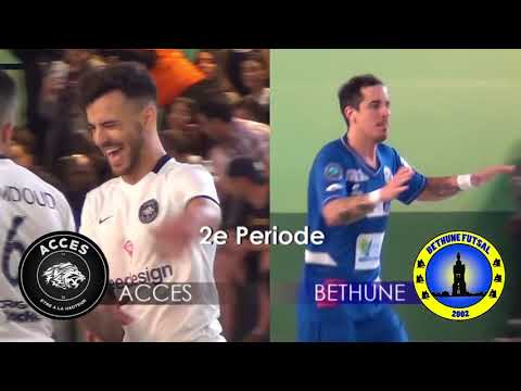 ACCES F.C. VS Béthune Futsal - 1/4 finale Coupe Nationale