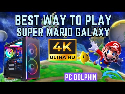 The Best Way to Play Super Mario Galaxy on PC [4K 60FPS HD textures] Dolphin Tutorial