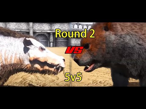 Ark Survival Evolved Tournament 5v5 Round 2|Daeodon Vs Direbear