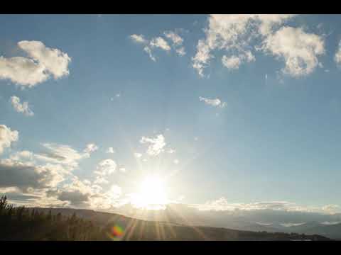 ☁️ Streaming Clouds ☁️ at Sunset 🌄 and Into the Night ✨🌔☁️