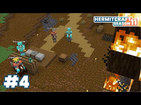 Good Times with a Scarsonist?! Fire inspection from PearlescentMoon! — HermitCraft 11: ep 4