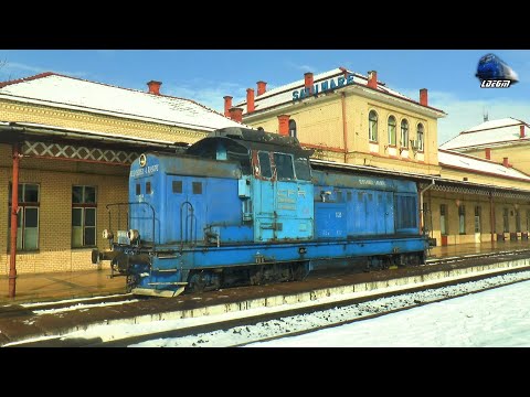 Oprire & Pornire Motor LDH1250 Engine Stop & Start Up in Gara Satu Mare Train Station - 28 Jan 2022